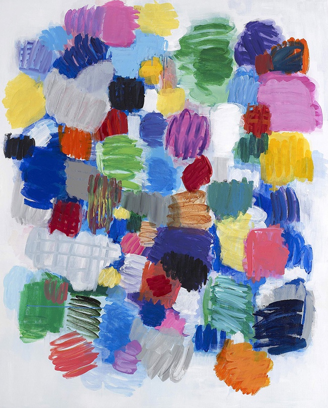 최명애, 빛과 색 1, 162,2 x 130,3 cm, acrylic on canvas, 2021