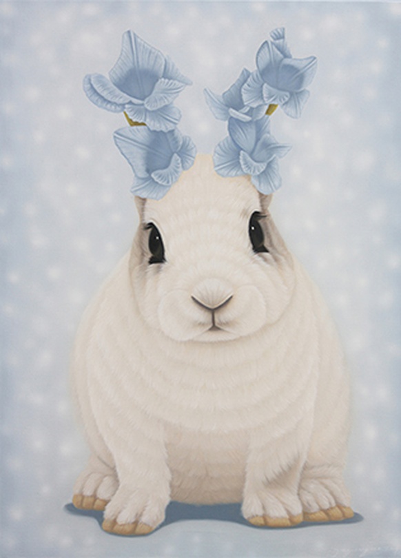 정성원_Antic and Rabbit_72x53cm_캔버스위에 유채_2014