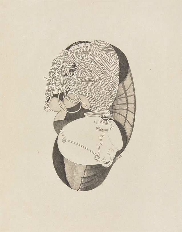 국동완, <나는 셋 아니 넷 아니 다섯>연작 39주_한지에 흑연_ 44x56cm_2020