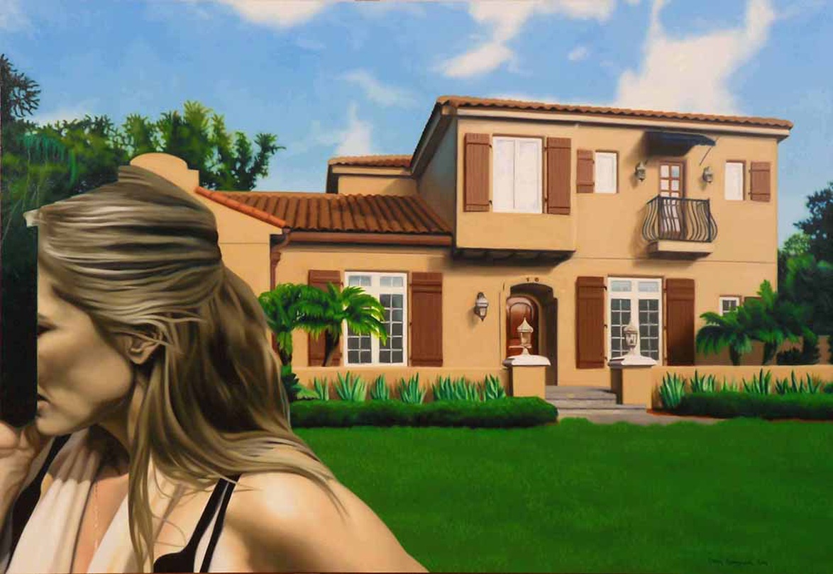 송은영 Eunyoung Song, 장면10(썸머 하우스) Scene10(Summer House) 2009 oil on linen 112x162cm