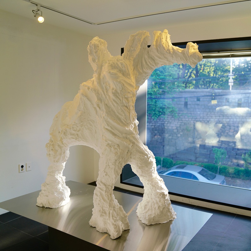 박성민, Angel, 혼합재료, 100x200x216cm, 2017