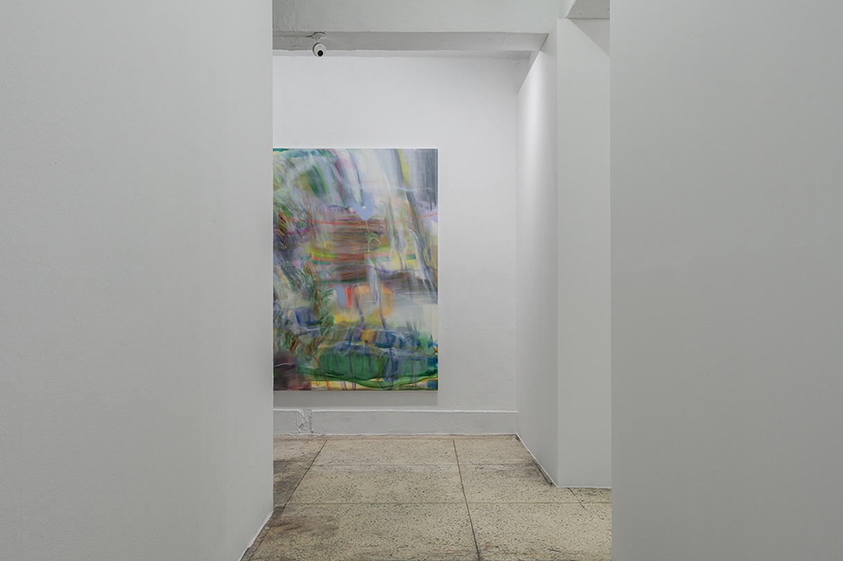 최윤희, 원래의 땅(course 2), 2021, oil on canvas, 193.9×259.1cm 촬영: CJY ART STUDIO