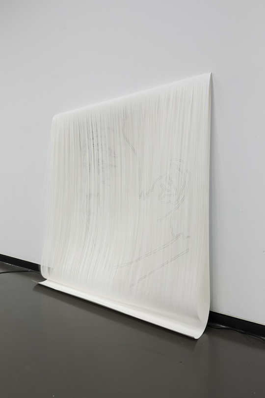 박관택, 놈, 2019, 종이에 마커, 칼로 자르기, 135x142cm