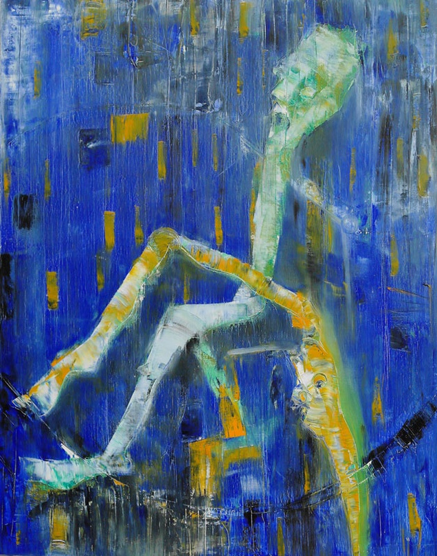 민영욱_피에타-알레고리의 관점에서_캔버스에 유채, 혼합재료_90.9 × 116.7 cm_2012