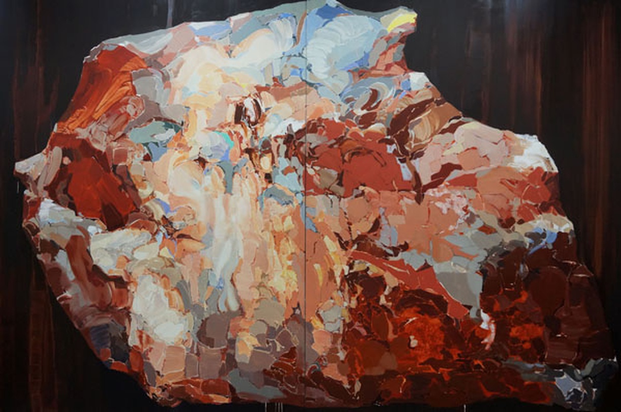 심장, 캔버스에 유채, 259.1X387.8cm, 2016