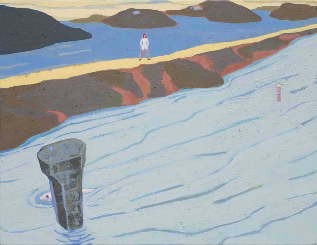 뿌연물53.0×45.5cm acrylic on canvas 2015