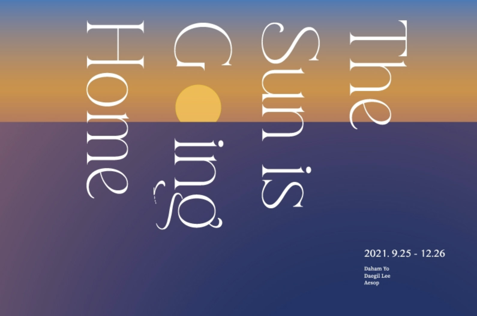 Return Home Rising Sun The Sun is Going Home | 아트바바 ARTBAVA